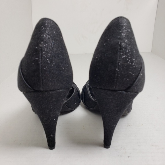 Rocket Dog Peep Toe Sparkle Slip On Formal Pumps 8 - Picture 5 of 8